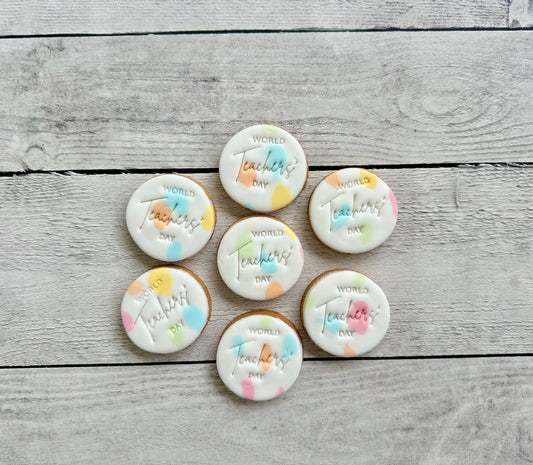 World Teachers' Day Mini Single Cookie