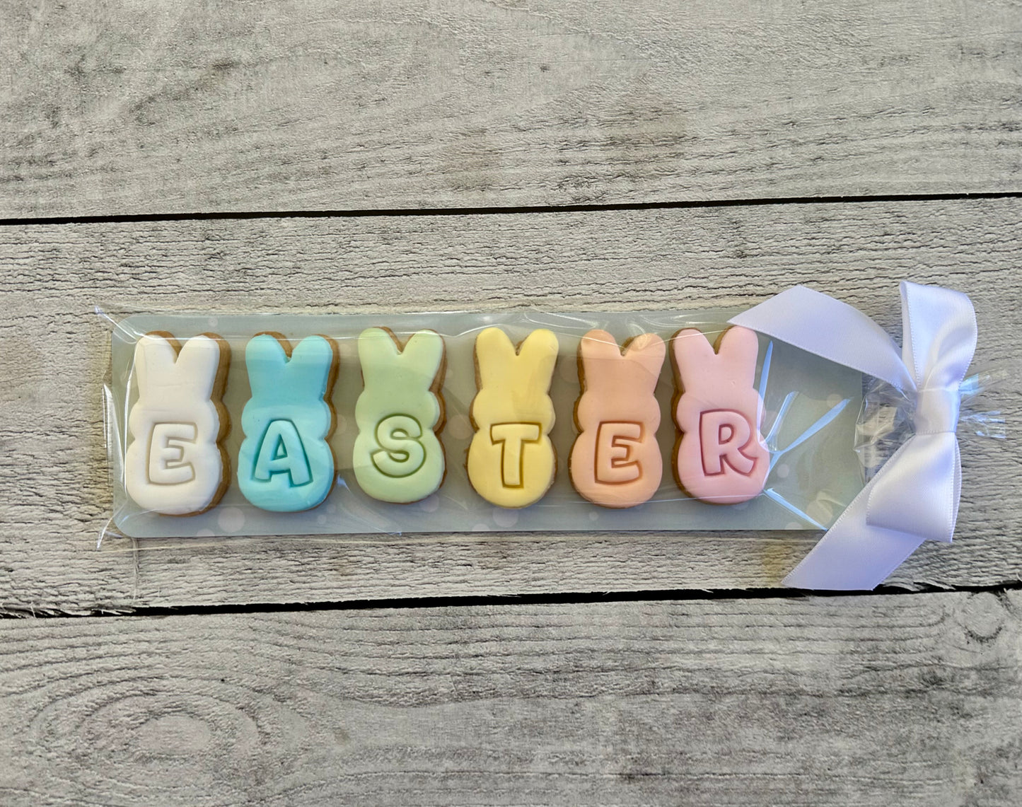 The EASTER Pouch (with each bunny representing a letter)